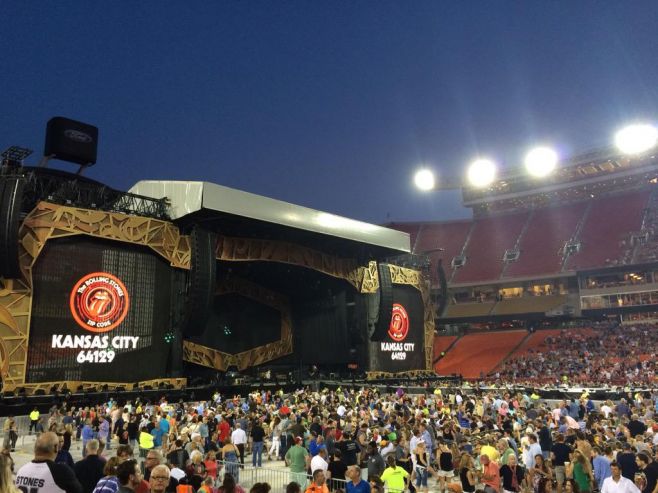 Así será el escenario de los Stones