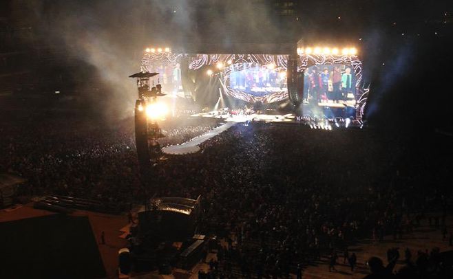 Así será el escenario de los Stones