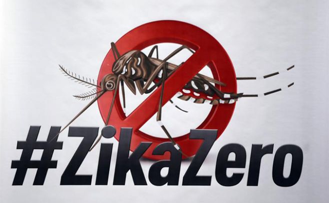 Fotografa cedida que muestra un cartel de movilizacin contra el mosquito Aedes aegypti que transmite el Zika vrus, presentado hoy, 29 de enero en Brasilia (Brasil), por el Ministerio de la Salud Brasilea. 