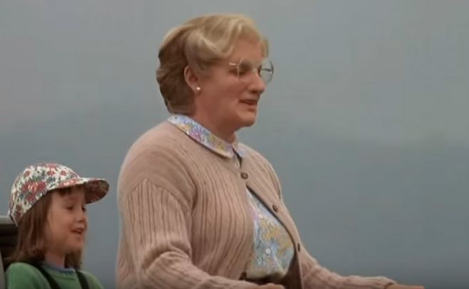 Emotivas escenas de Robin Williams como Sra. Doubtfire