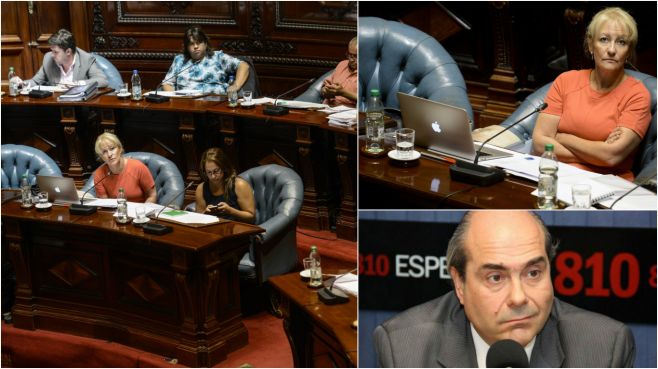 Parlamento/ Carolina Cosse / Pablo Abdala. 