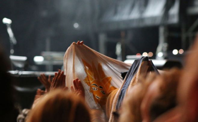 Los protagonistas de la noche Stones en Uruguay. Manuel Jarovisky/El Espectador