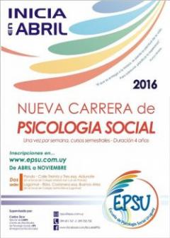 Ahora Psicología social se puede estudiar en Canelones