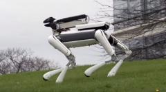 Un robot con forma de perro