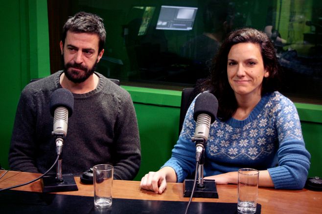 Gonzalo Delgado y Vernica Perrotta, guionistas, directores y actores de la pelcula . ©Luca Varela