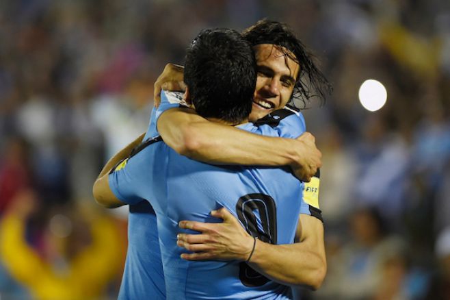 El alerta fue celeste: Uruguay goleó 4 a 0 a Paraguay. NicolasCelaya/adhocfotos