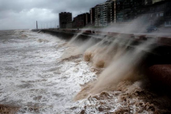 Alerta especial por vientos muy fuertes para la costa