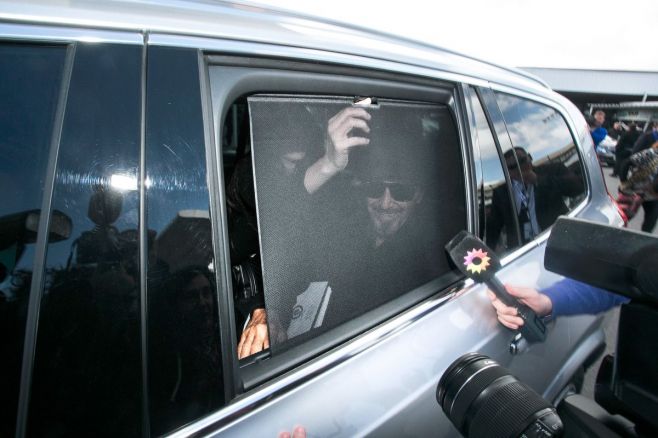 Al Pacino llegó a Argentina y revolucionó el aeropuerto. @dorrego_juan