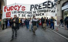 Fuecys impidió la entrada a supermercados por reclamo