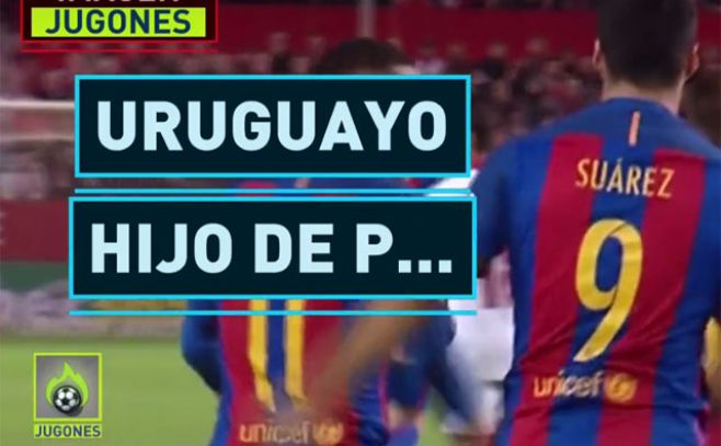 Los insultos contra Suárez: "Uruguayo hijo de p..."
