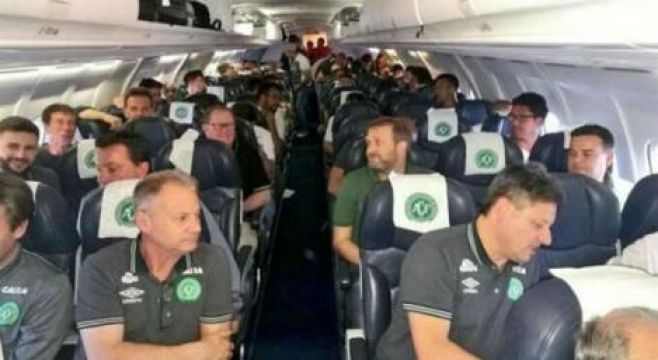 Videos del plantel Chapecoense poco antes del accidente