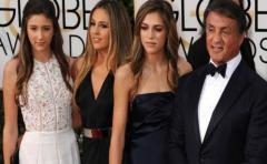 Sylvester Stallone se encarga de teñirle el pelo a sus hijas