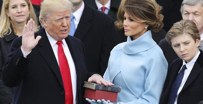 Trump jura el cargo y se convierte en el presidente número 45 de Estados Unidos