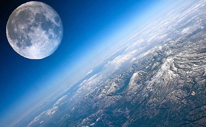 La Luna recibe oxígeno de la Tierra hace millones de años