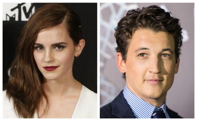 Emma Watson y Miles Teller. EFE