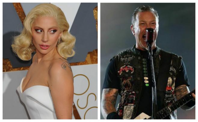 Gaga y Metallica actuarán juntos en los premios Grammy