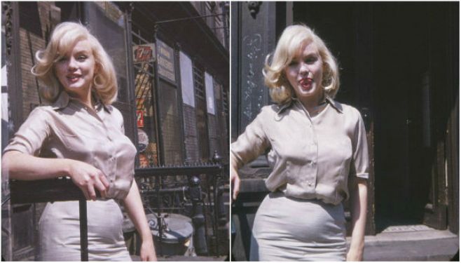 Revelan fotos inéditas de Marilyn Monroe embarazada. Tony Michaels/Mega