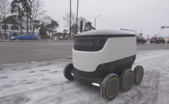 Los robots repartidores son una realidad en Estonia