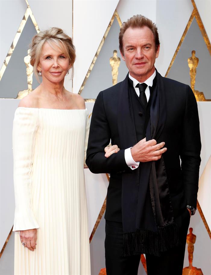 Sting y Trudie Styler. EFE