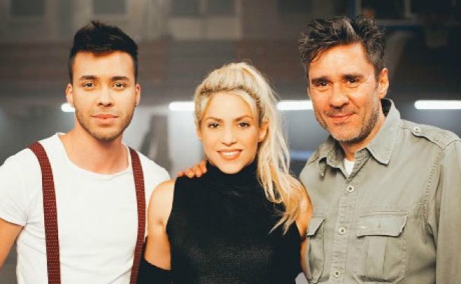 Prince Royce, Shakira y Jaume de Laiguana.. Instagram oficial de Shakira