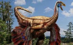 Hallan fósil de una nueva especie de dinosaurio con plumas
