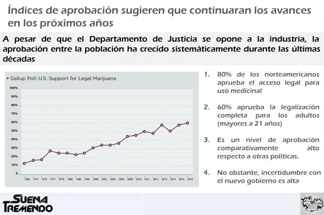 ¿Cómo es el mercado de la marihuana legal en EEUU?