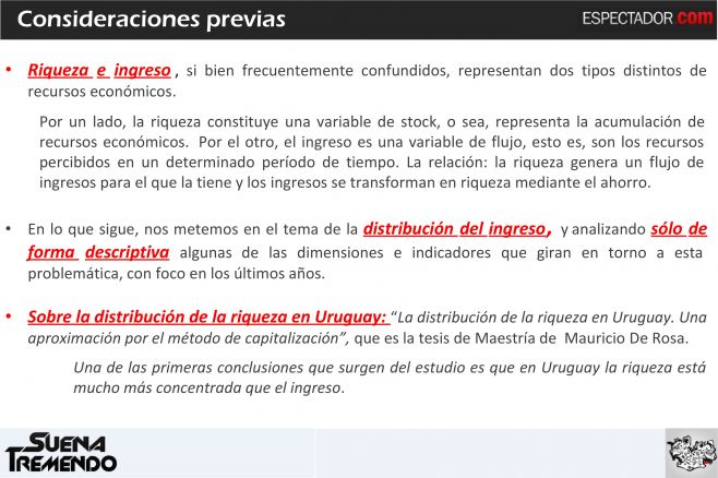 La desigualdad de ingresos en Uruguay