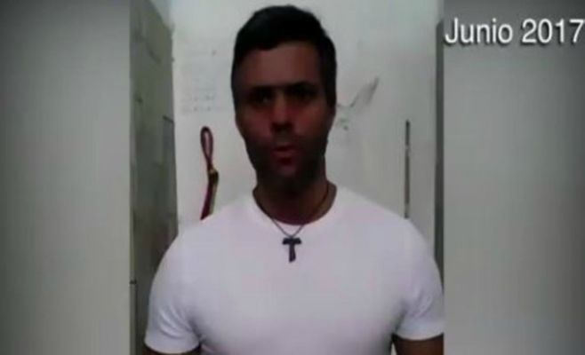 Leopoldo López llama a los militares a la rebelión