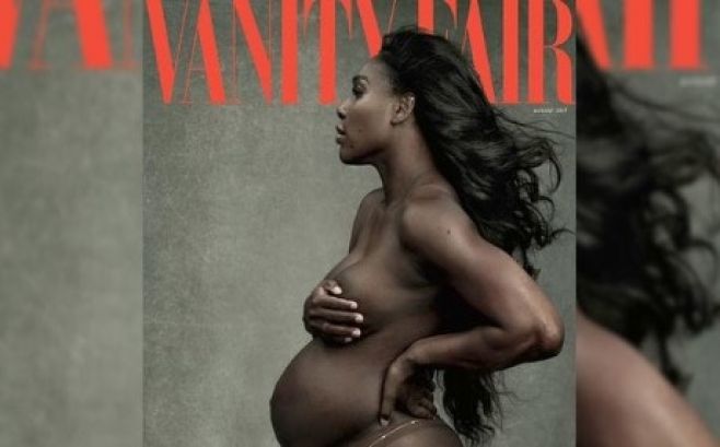 Serena Williams, embarazada, posó desnuda para Vanity Fair