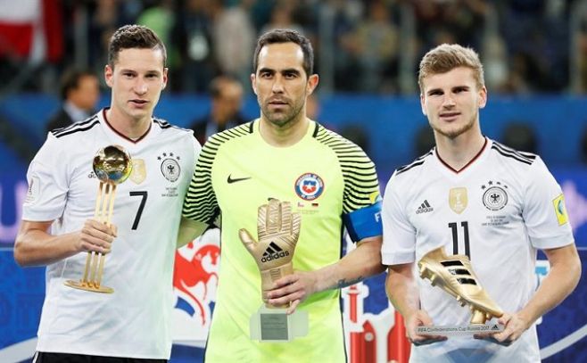 Draxler y Bravo fueron premiados