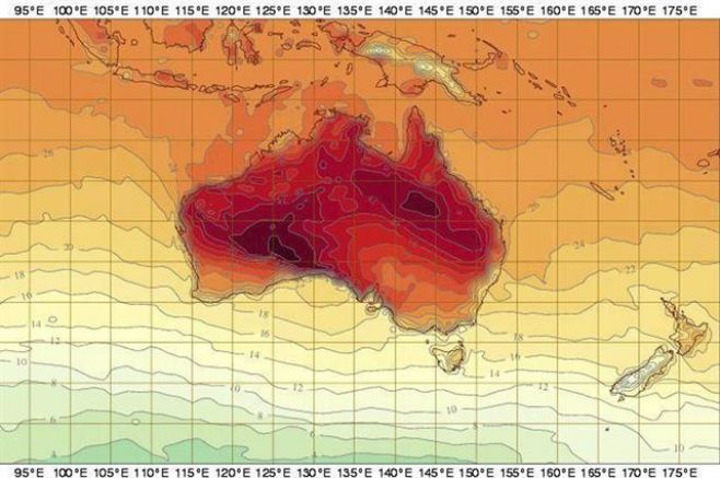 Australia registra temperaturas récord en primavera