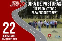 Gira de Pasturas de INIA y Plan Agropecuario mañana en Rocha.