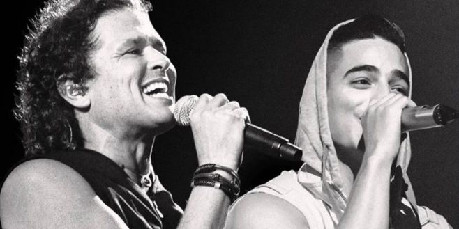 Carlos Vives: "Me veo en actitud de papá con Maluma"