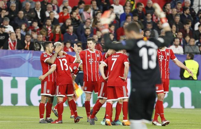 El Bayern acaricia la semifinal tras ganar en Sevilla