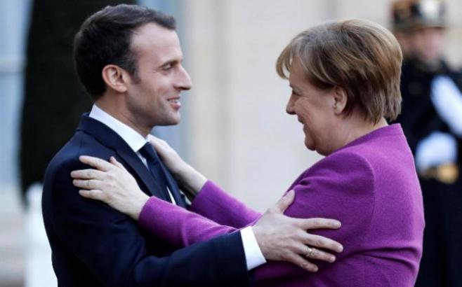 Merkel y Macron encarnan una UE de dos velocidades Merkel y Macron encarnan una UE de dos velocidades