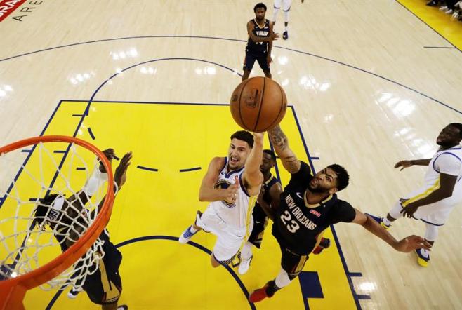 Warriors, exhibición ante Pelicans; Celtics serán rivales de Sixers