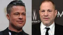 Brad Pitt producirá película sobre escándalo de Harvey Weinstein