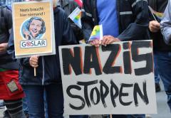 Miles de manifestantes plantan cara a neonazis en ciudad alemana de Goslar