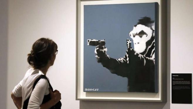 La provocación del misterioso grafitero Bansky llega a Rusia