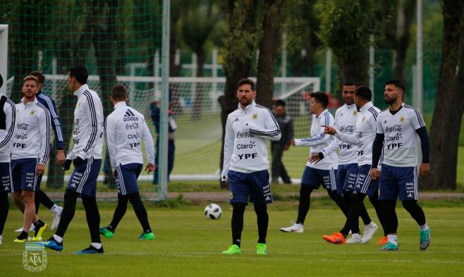 Argentina entrenó en Bronntisy