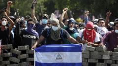 Ciudad colonial de Nicaragua protesta contra Daniel Ortega con paro general