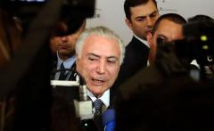 Temer promete "prohibir" las noticias falsas