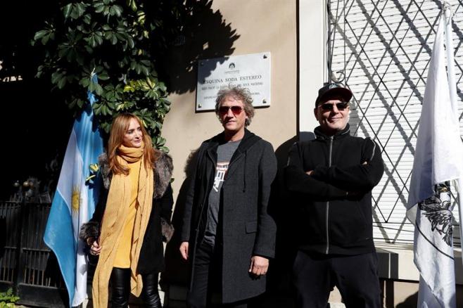 Soda Stereo inaugura placa conmemorativa en Buenos Aires