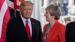 May y Trump abordarán "la relación de seguridad y defensa"