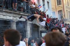 Casi 300 arrestos en los festejos por el campeonato del mundo