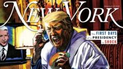 Donald Trump en cómic para niños alemanes