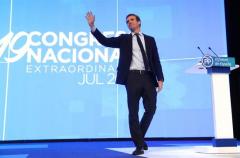 Pablo Casado, elegido presidente del Partido Popular español