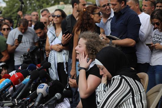 Ahed Tamimi: "Mi mensaje hoy aquí es que nuestra resistencia continuará"