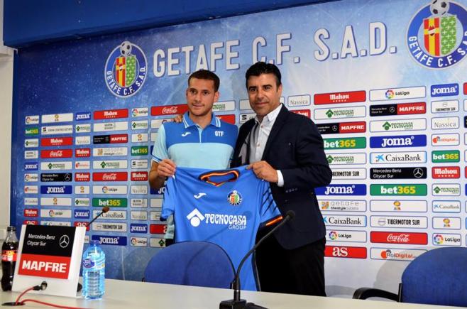 Sebastián Cristóforo fue presentado en Getafe