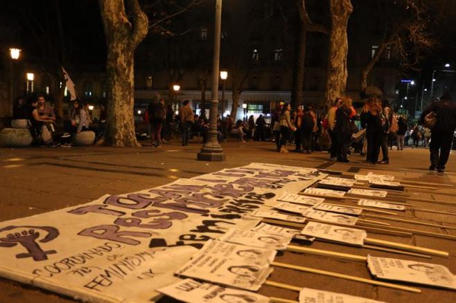 Colectivos se manifiestaron en Montevideo por nuevo feminicidio